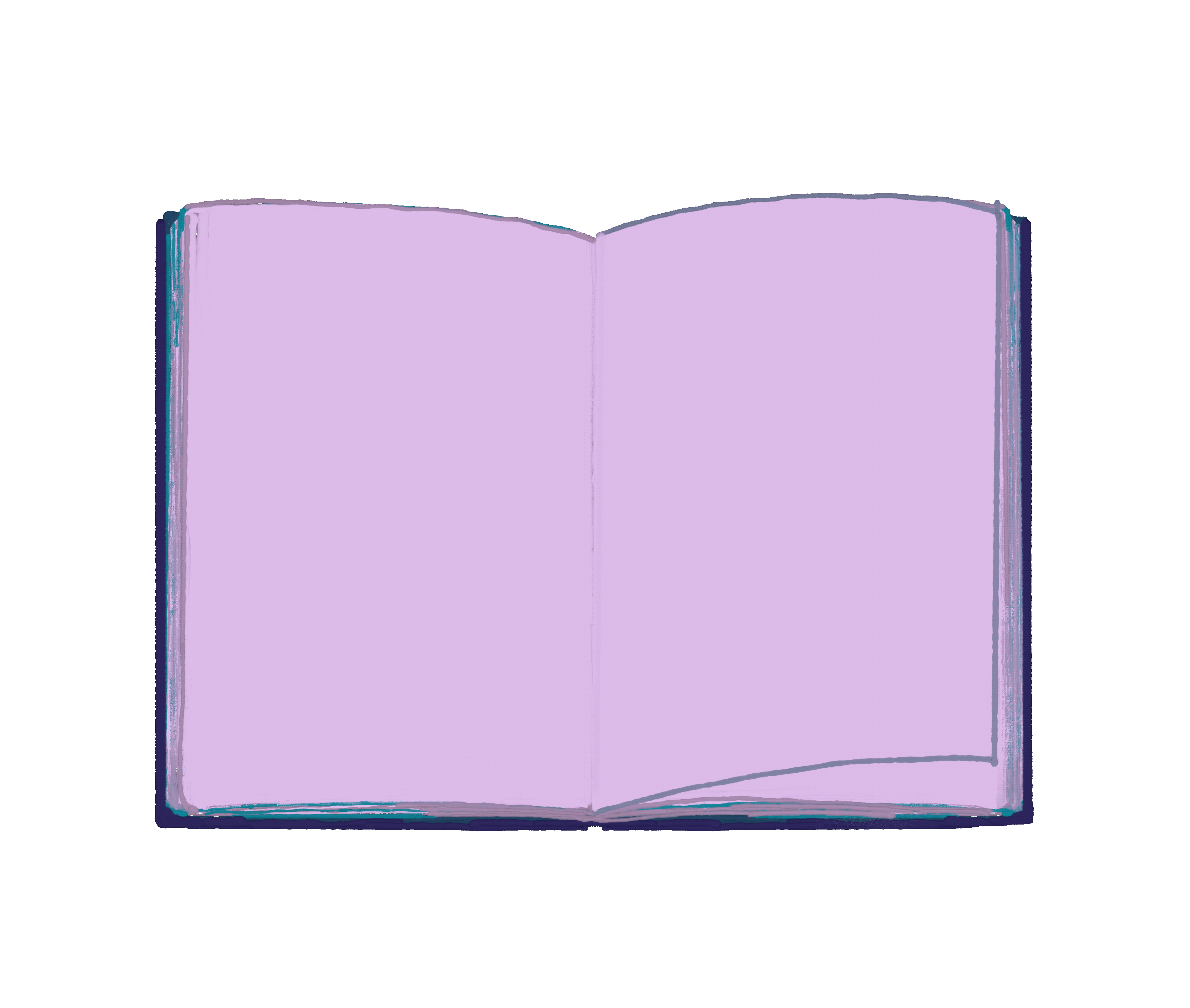 Page-flip animation for "Collection" menu screen