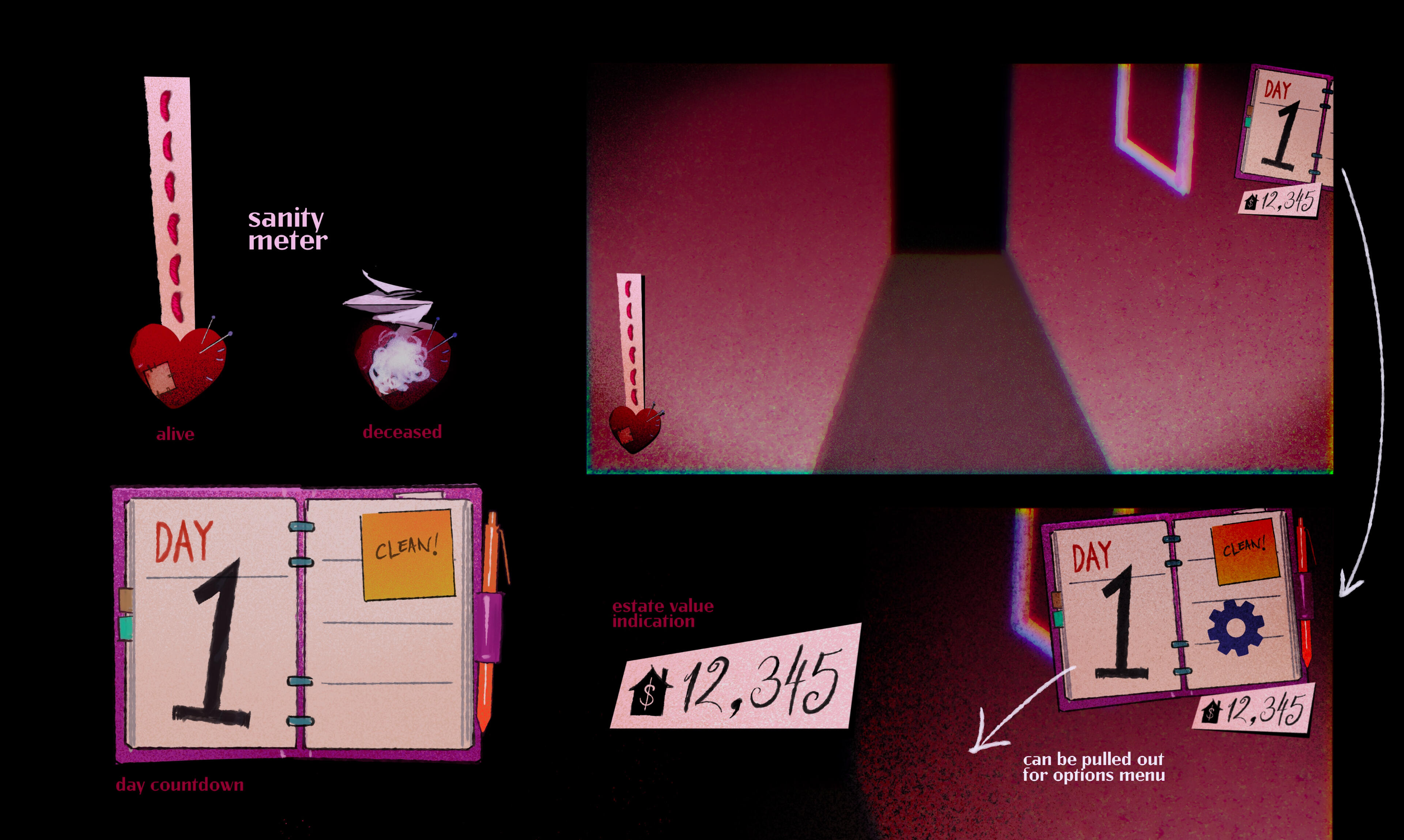 Human player UI design